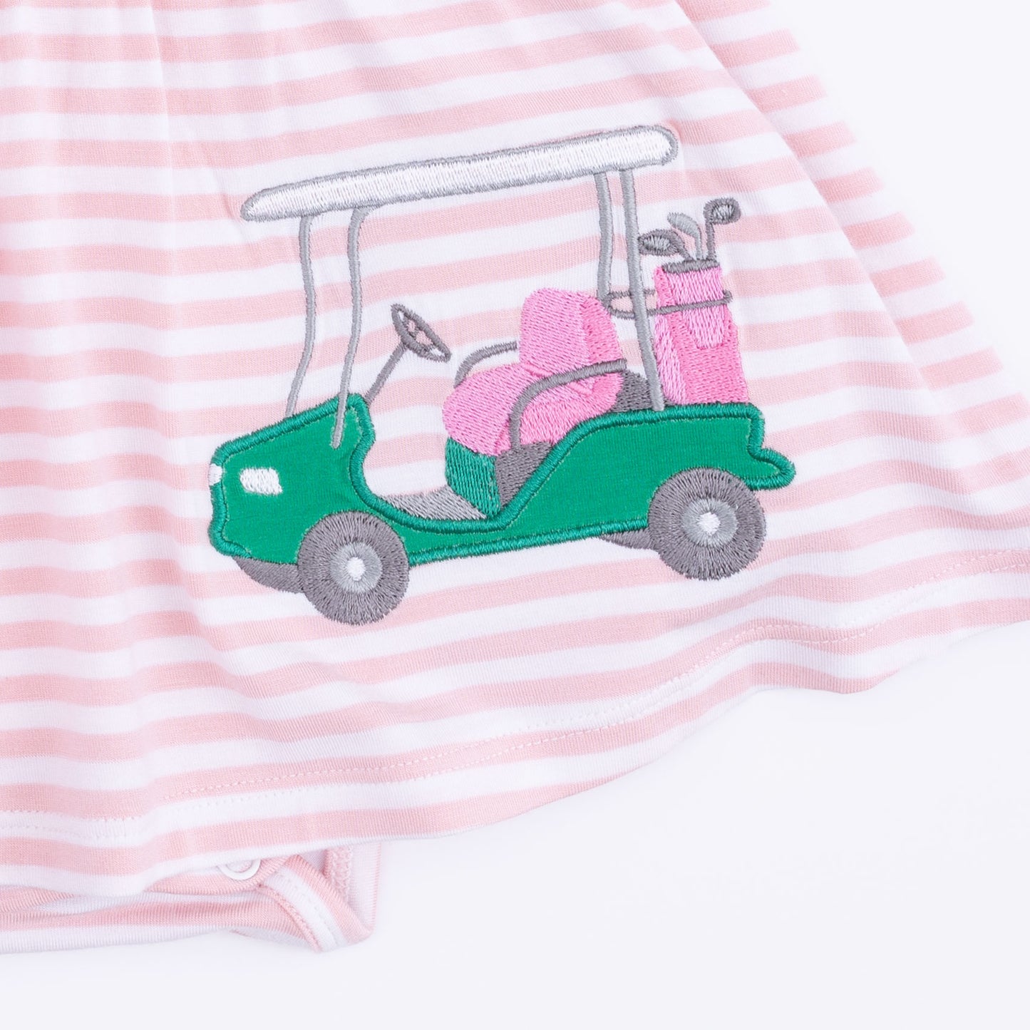 Striped Golf - Polo Tennis Dress-Angel Dear