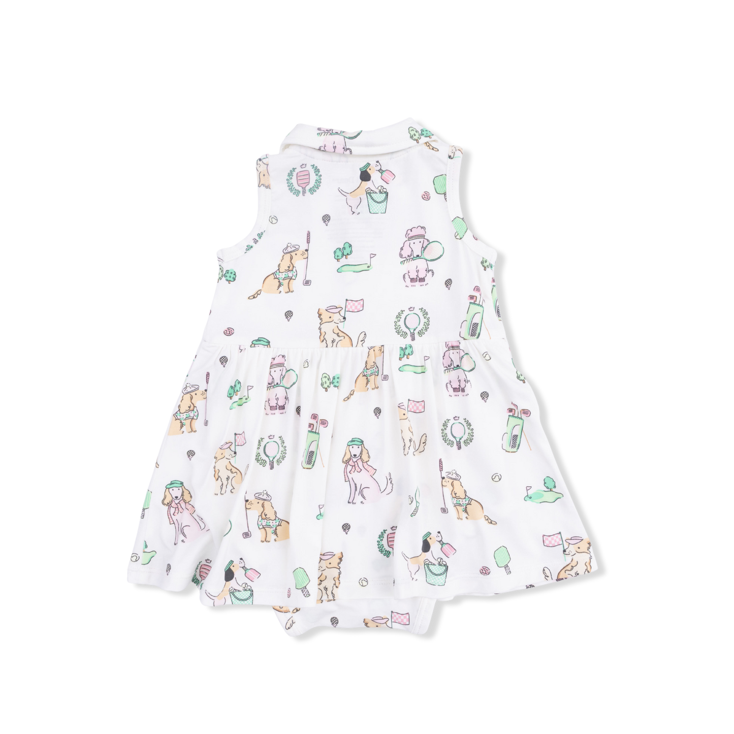 Country Club Dogs Pink - Polo Tennis Dress-Angel Dear