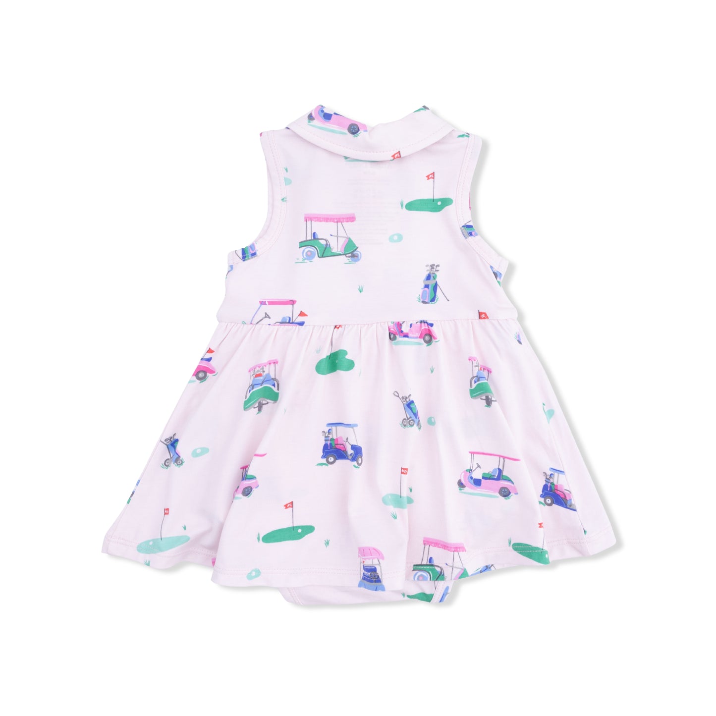 Vintage Golf Carts Pink - Polo Tennis Dress-Angel Dear