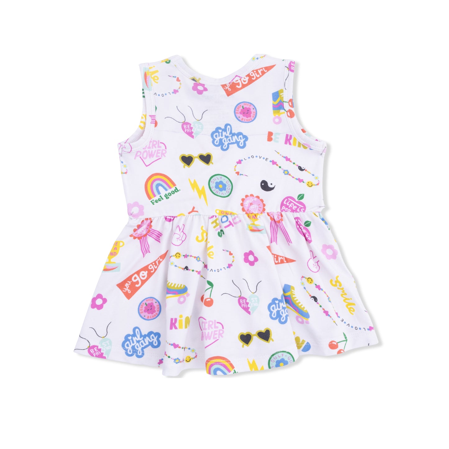 Girl Power - Peplum Tank Top and Bike Short-Angel Dear