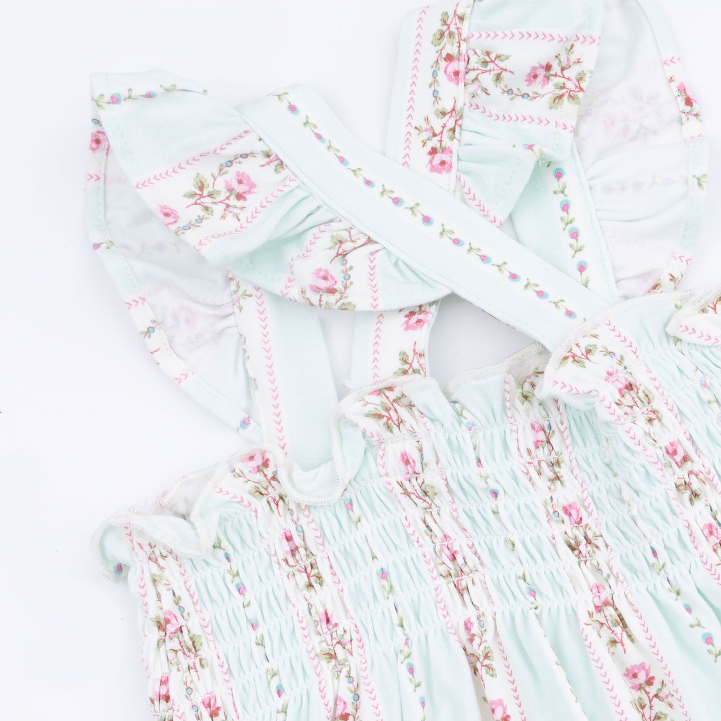 Antoinette Stripe - Smocked Top with Bloomer