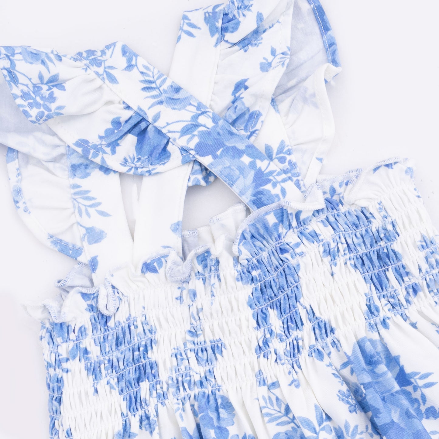 Dream Cottage Floral - Smocked Top with Bloomer