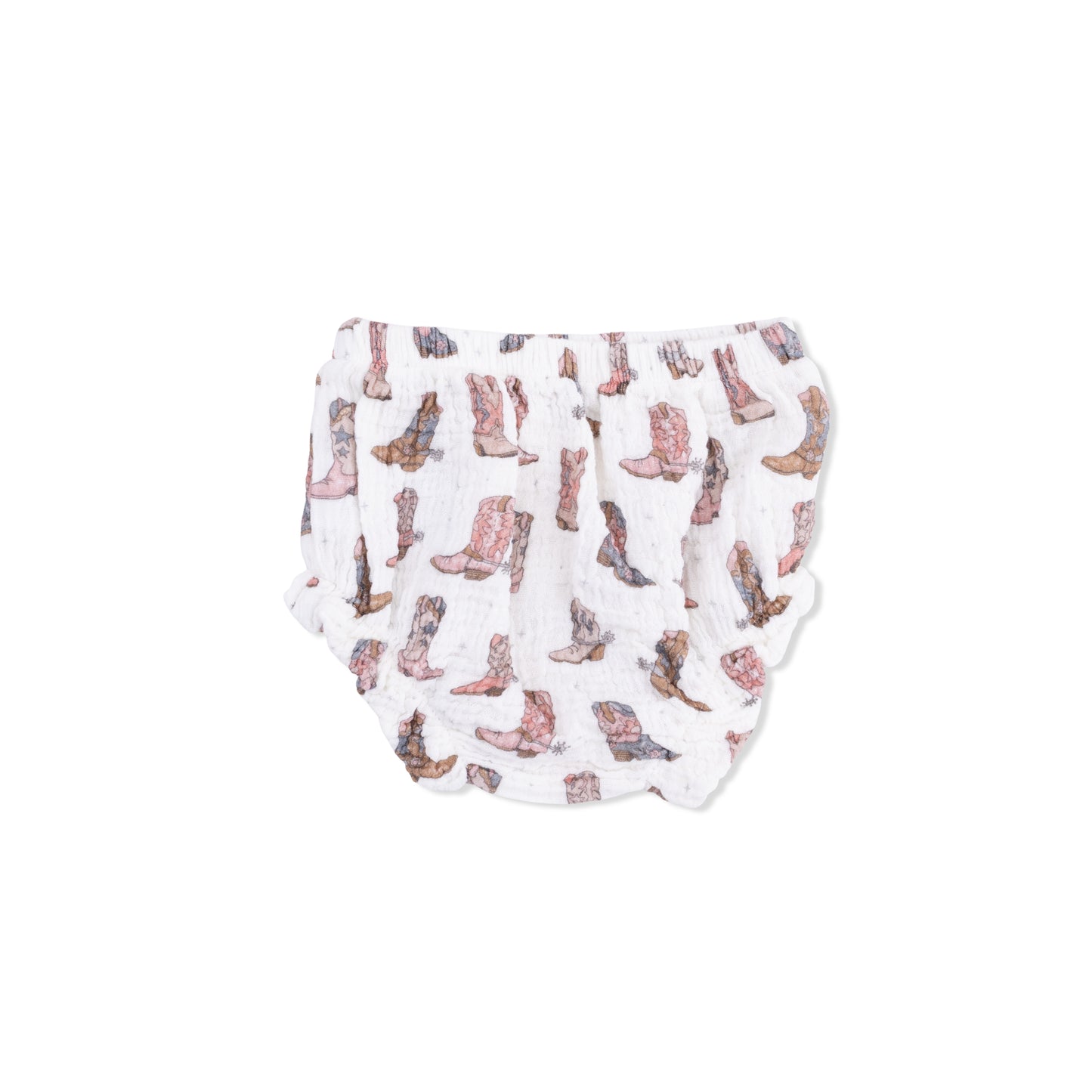 Cowgirl Boots - Smocked Top with Bloomer-Angel Dear