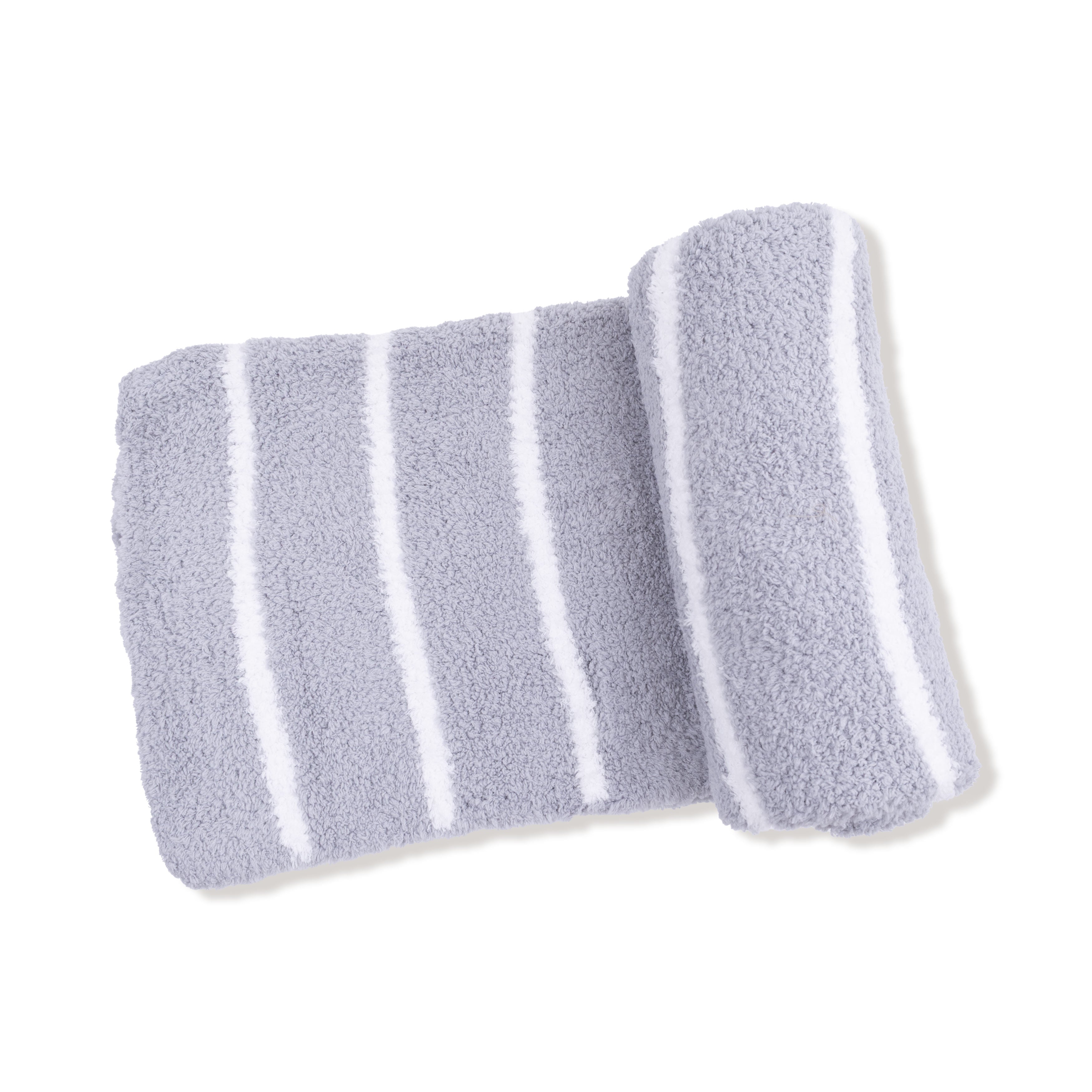 Chenille Blanket - Grey / Ivory-Angel Dear