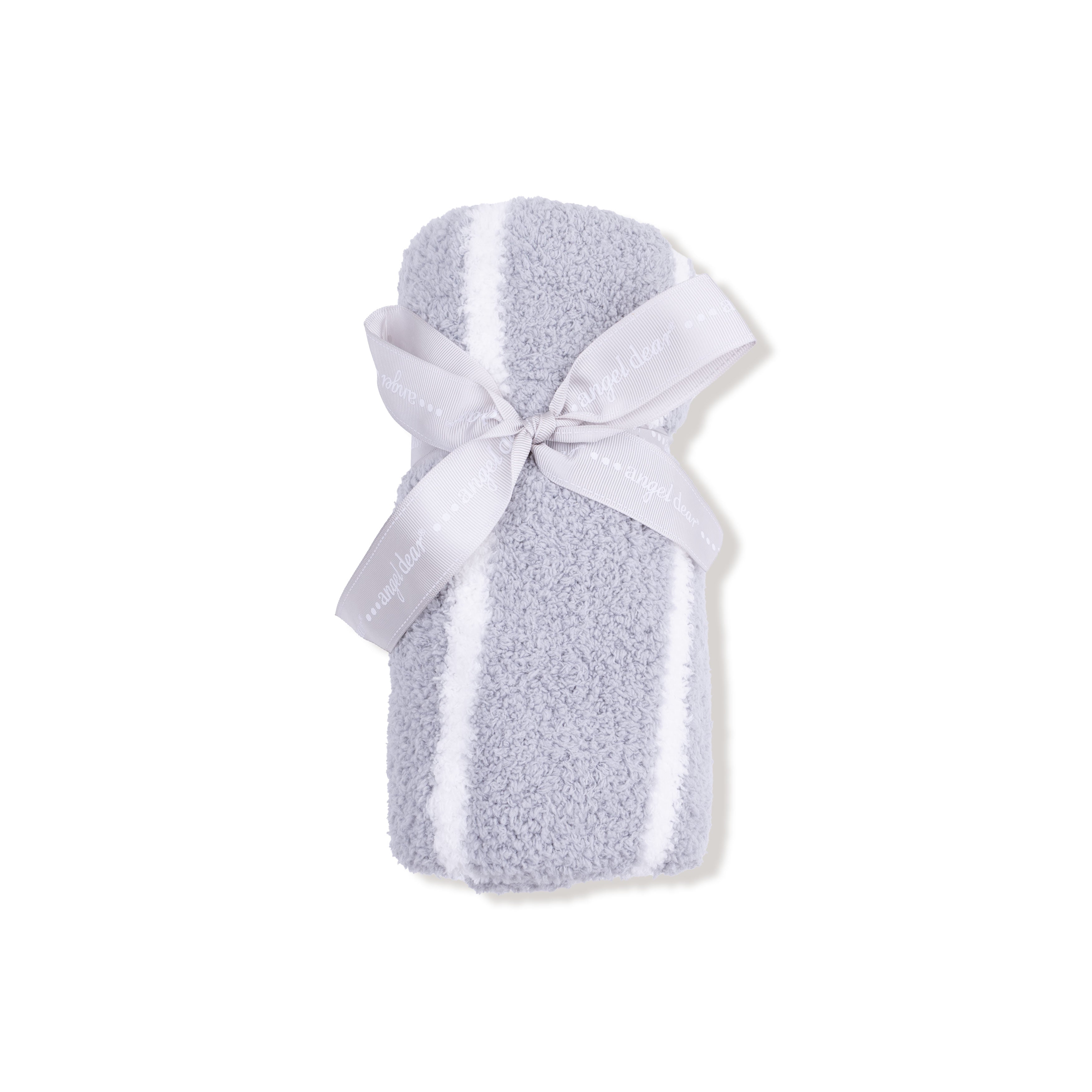 Chenille Blanket - Grey / Ivory-Angel Dear