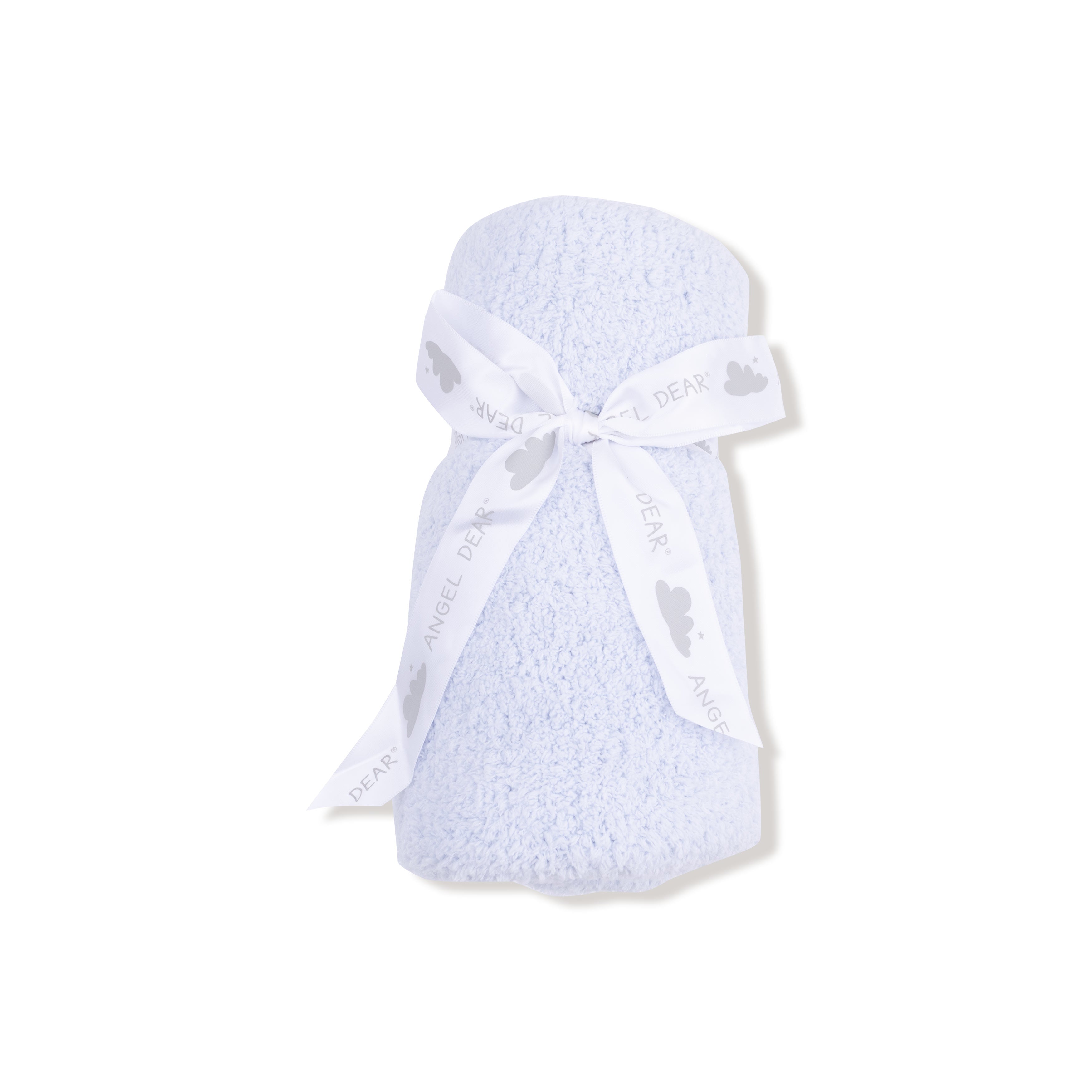 Chenille Blanket - Light Blue-Angel Dear