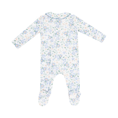 Peter Pan 2 Way Zipper Footie - Baby Veronical Floral