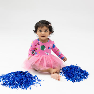 L/S Tutu Bodysuit - Varsity Cheer-Angel Dear