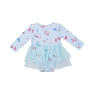 L/S Tutu Bodysuit - Ice Skating-Angel Dear