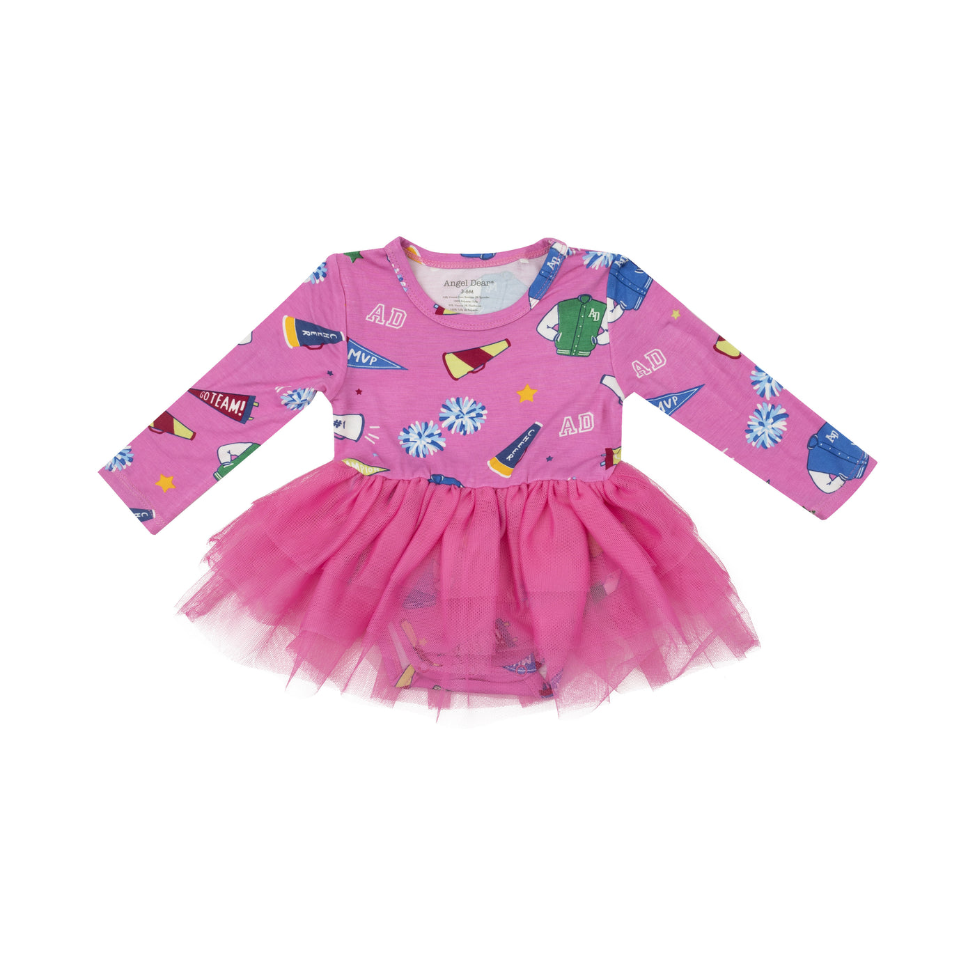 L/S Tutu Bodysuit - Varsity Cheer-Angel Dear