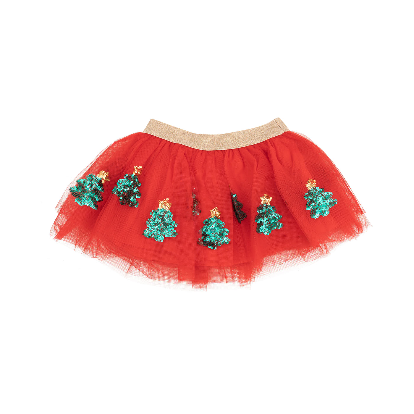 Holiday Tutu Skirt - Christmas Trees-Angel Dear