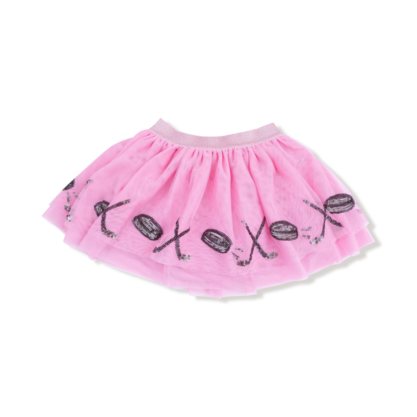 Tutu Skirt in our  Hockey - Pink print from Angel Dear