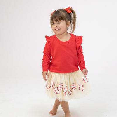 Tutu Skirt - Oat Baseball-Angel Dear