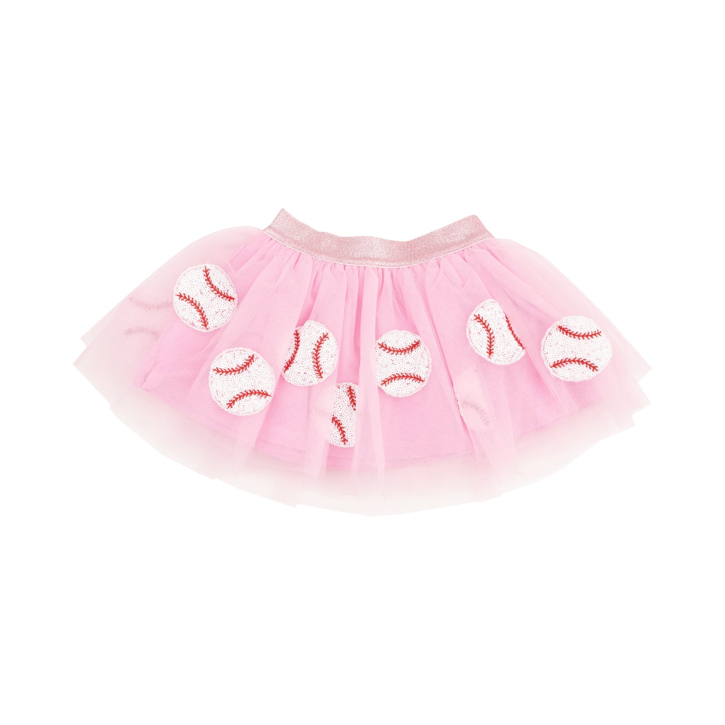 Tutu Skirt - Pink Baseball-Angel Dear