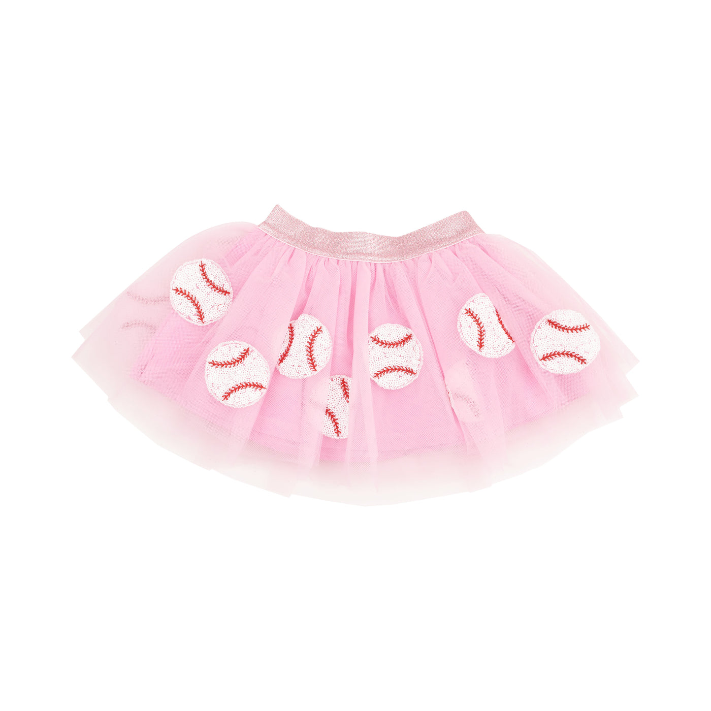 Tutu Skirt - Pink Baseball