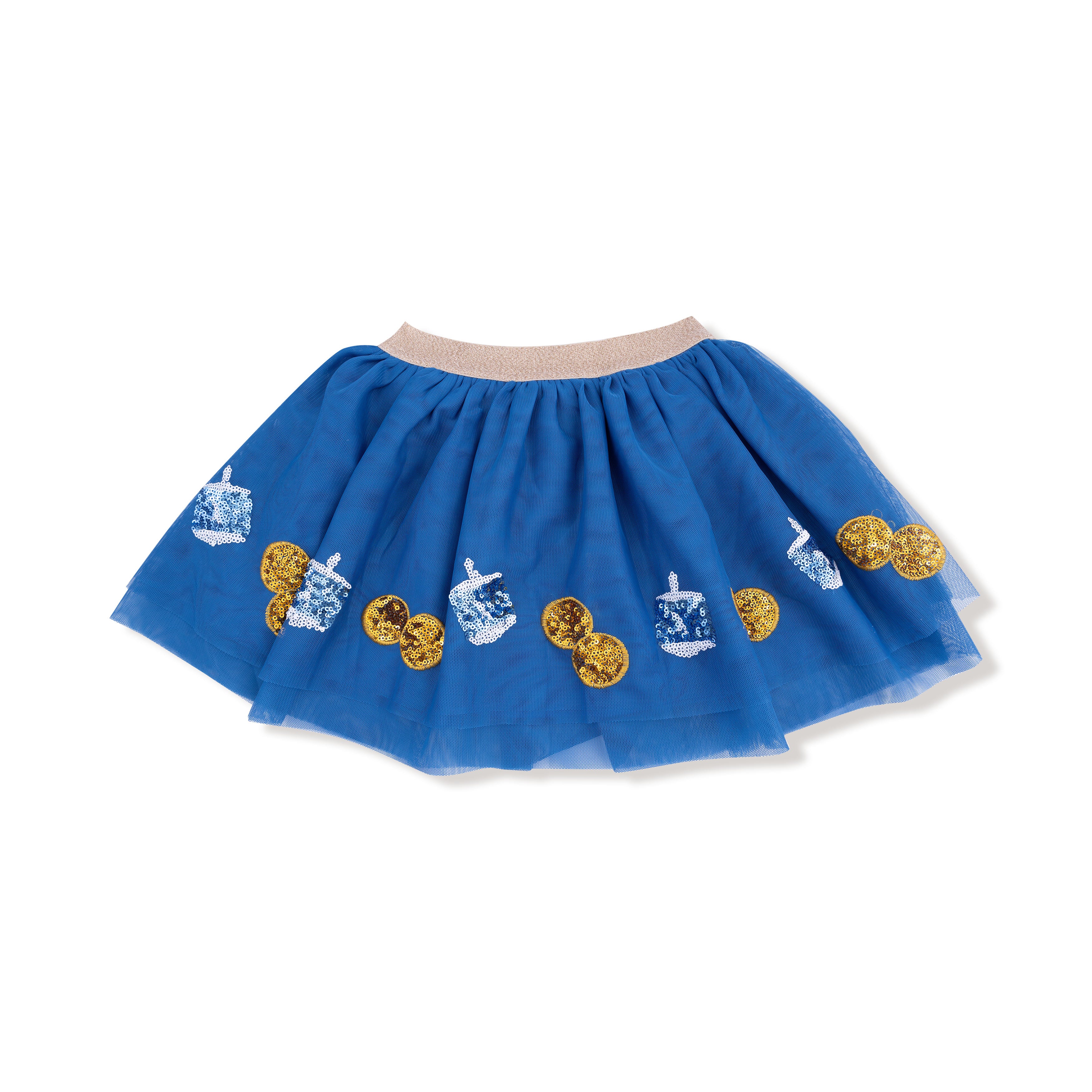 Blue Hanukkah Tutu Skirt in our  Hanukkah  print from Angel Dear