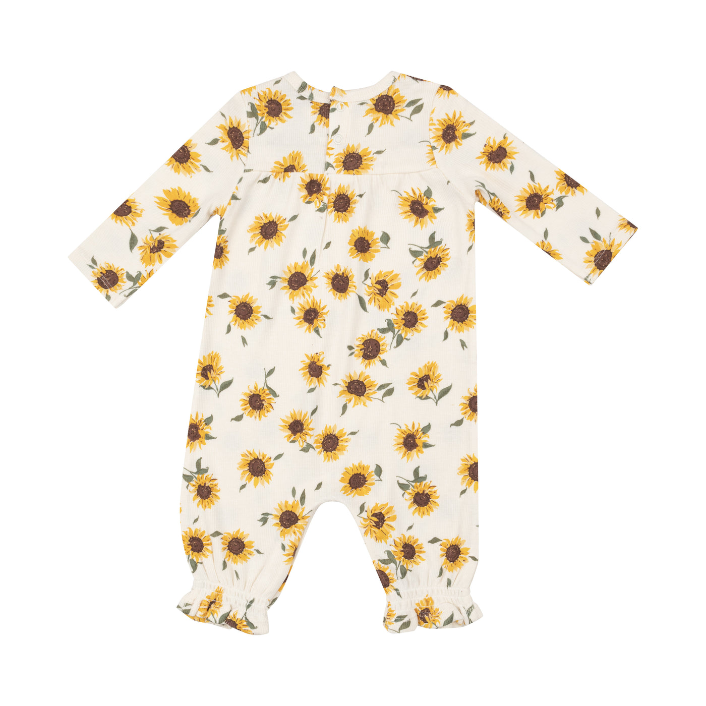 L/S Romper - Baby Sunflowers-Angel Dear