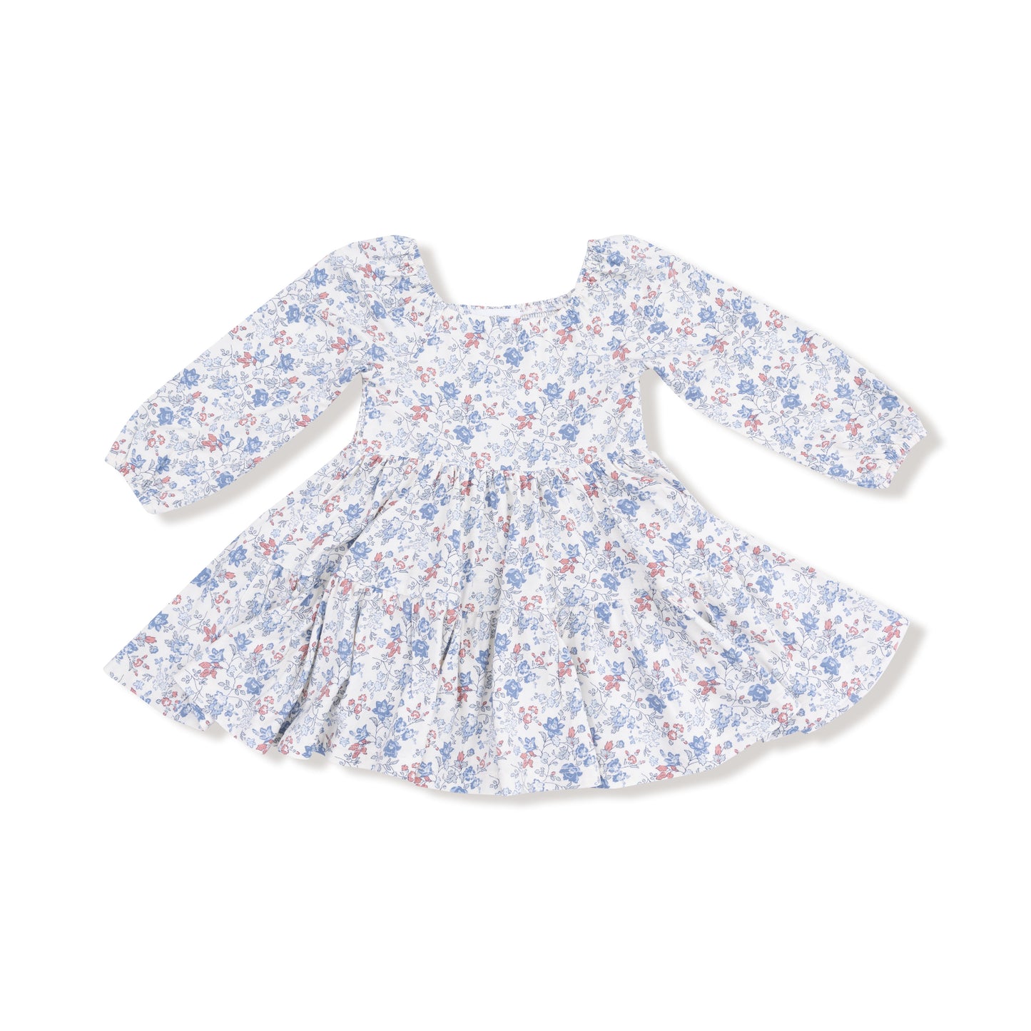 Cap Sleeve Dress + Bamboo Legging in our  Country Girl Floral print from Angel Dear