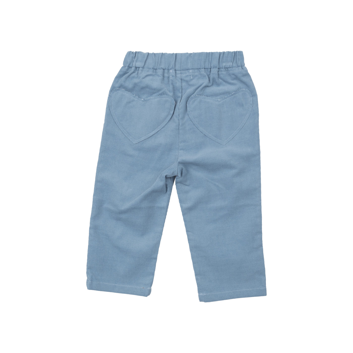 Cord Pant W/ Heart Pocket - Solid Glacier Lake-Angel Dear