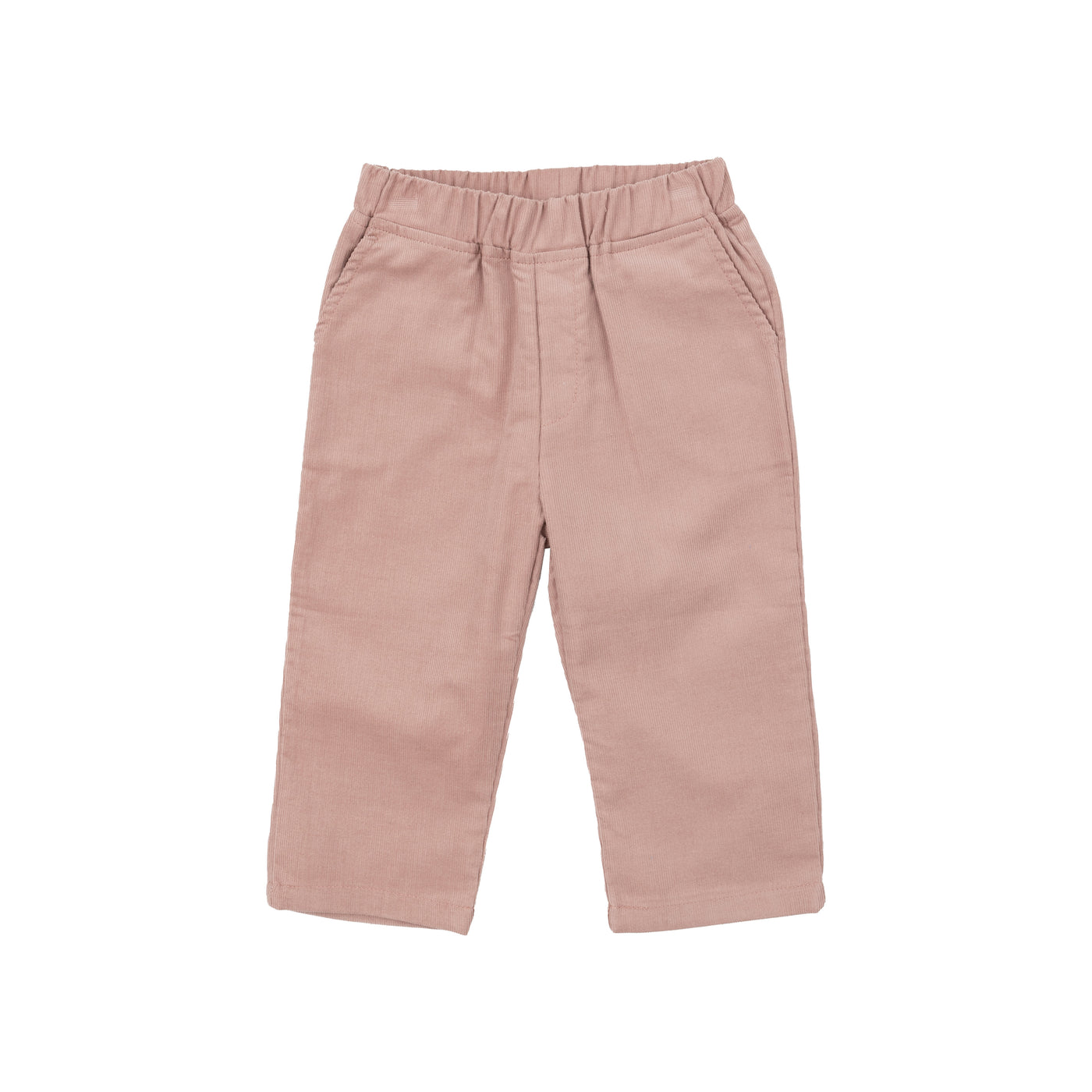 Cord Pant W/ Heart Pocket - Solid Misty Rose-Angel Dear