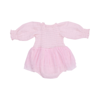 Long Sleeve Bubble Tutus - Ballet Pink-Angel Dear