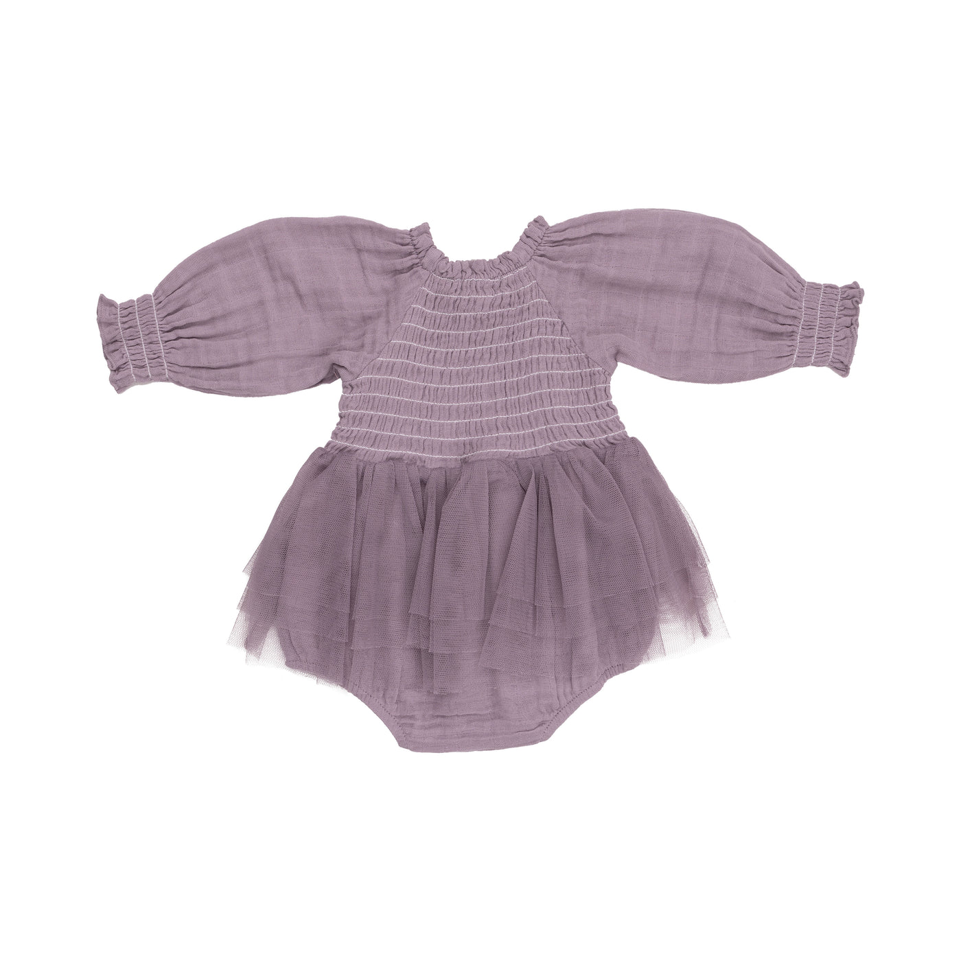 Long Sleeve Bubble Tutus - Dusty Lavendar-Angel Dear