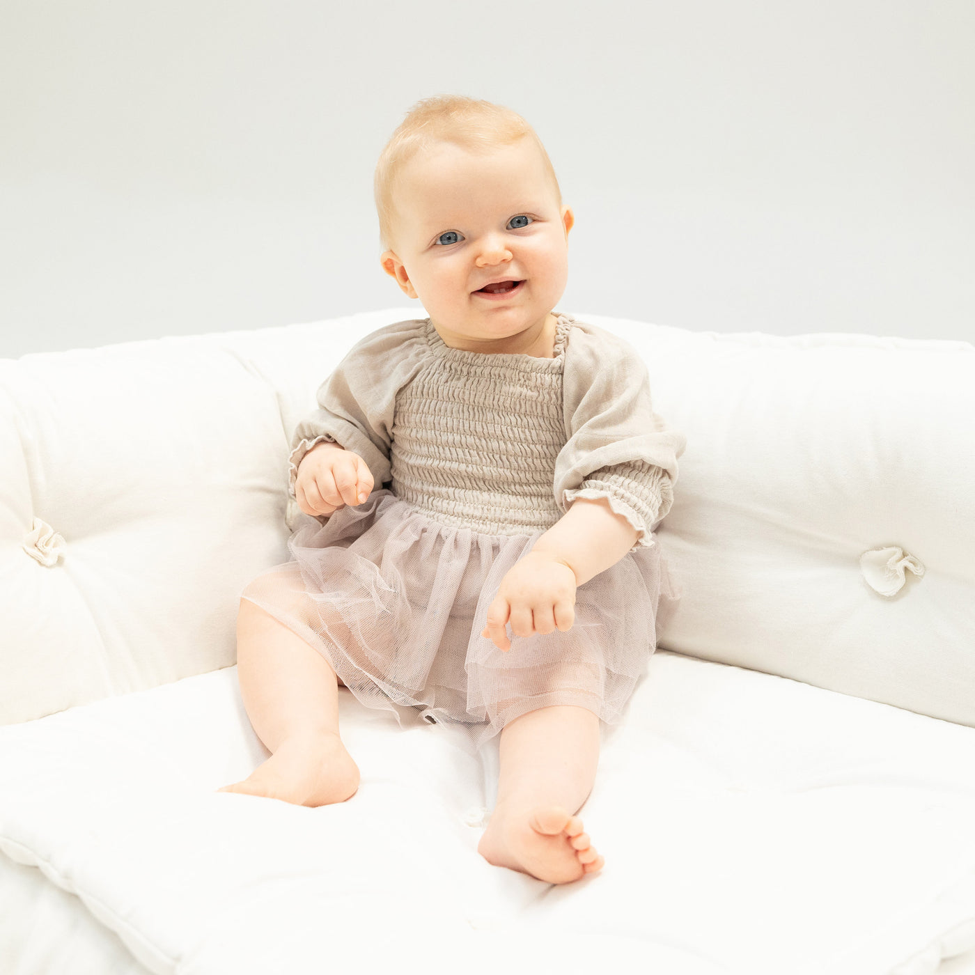 Long Sleeve Bubble Tutus - Oatmeal-Angel Dear