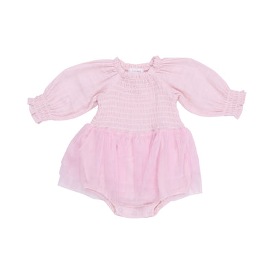 Long Sleeve Bubble Tutus - Ballet Pink-Angel Dear