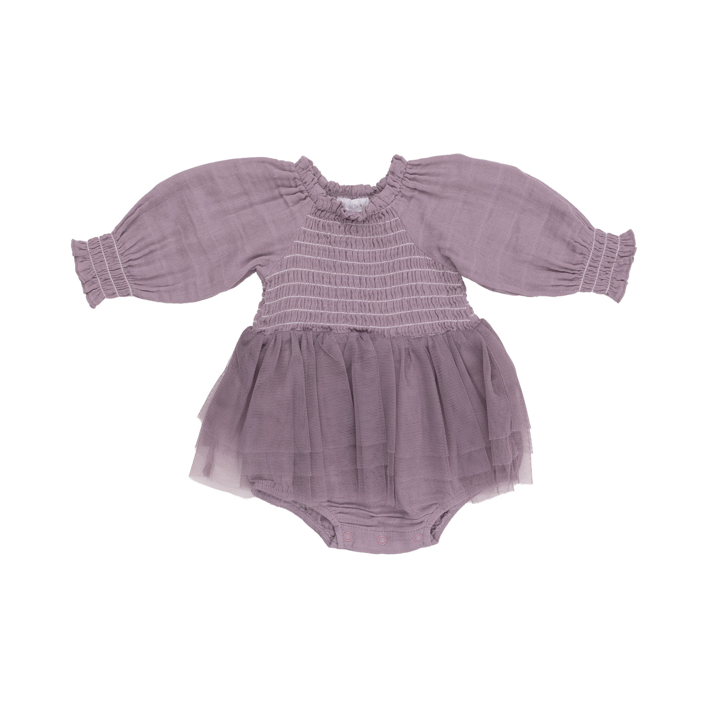 Long Sleeve Bubble Tutus - Dusty Lavendar-Angel Dear