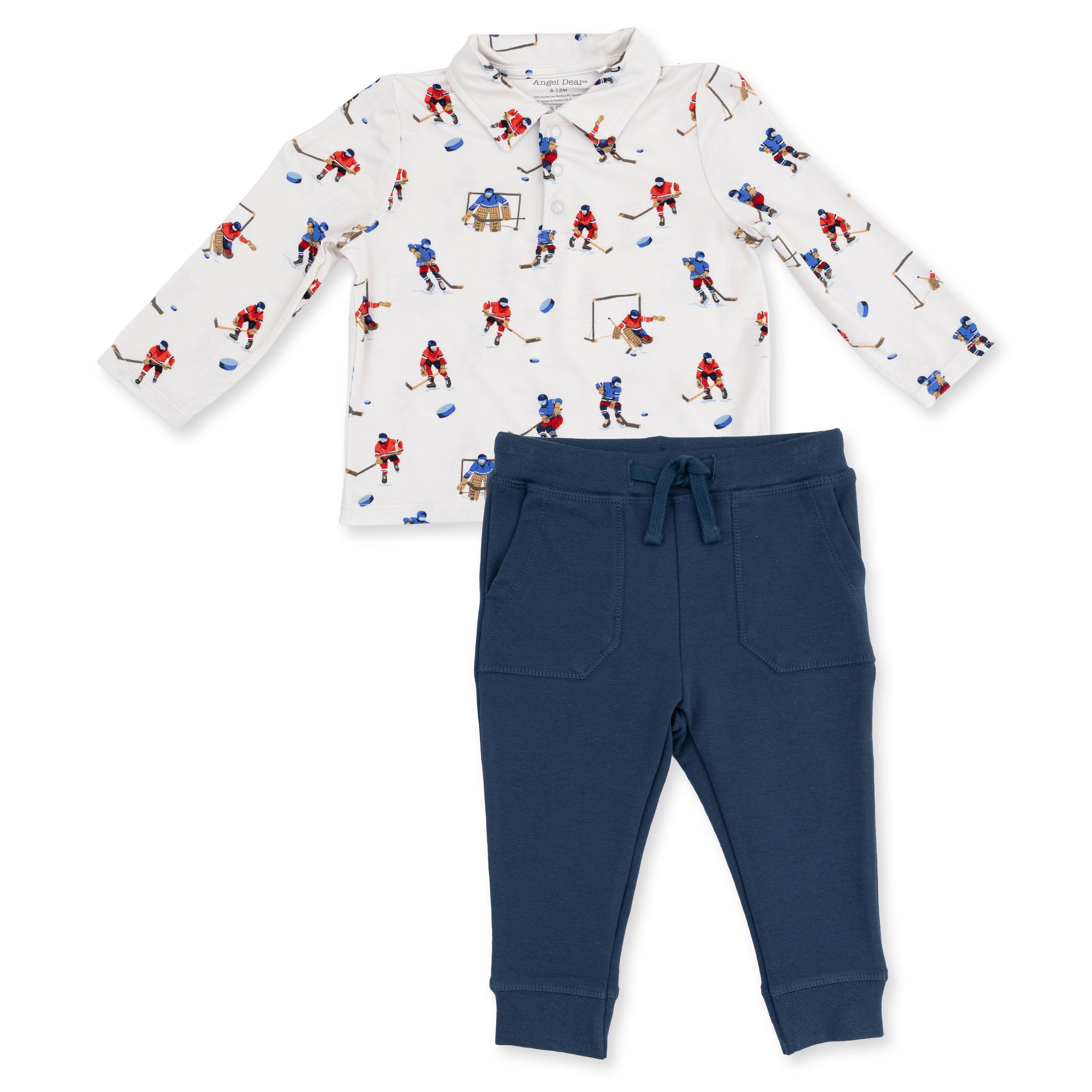 Hockey Players - Long Sleeve Polo and Jogger