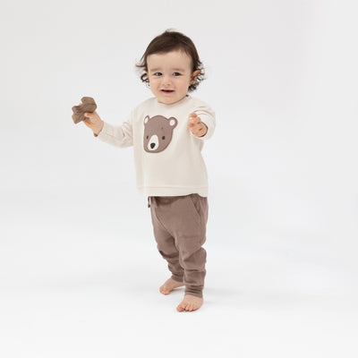 Sweatshirt + Jogger - Baby Bear (HoneyBug)-Angel Dear