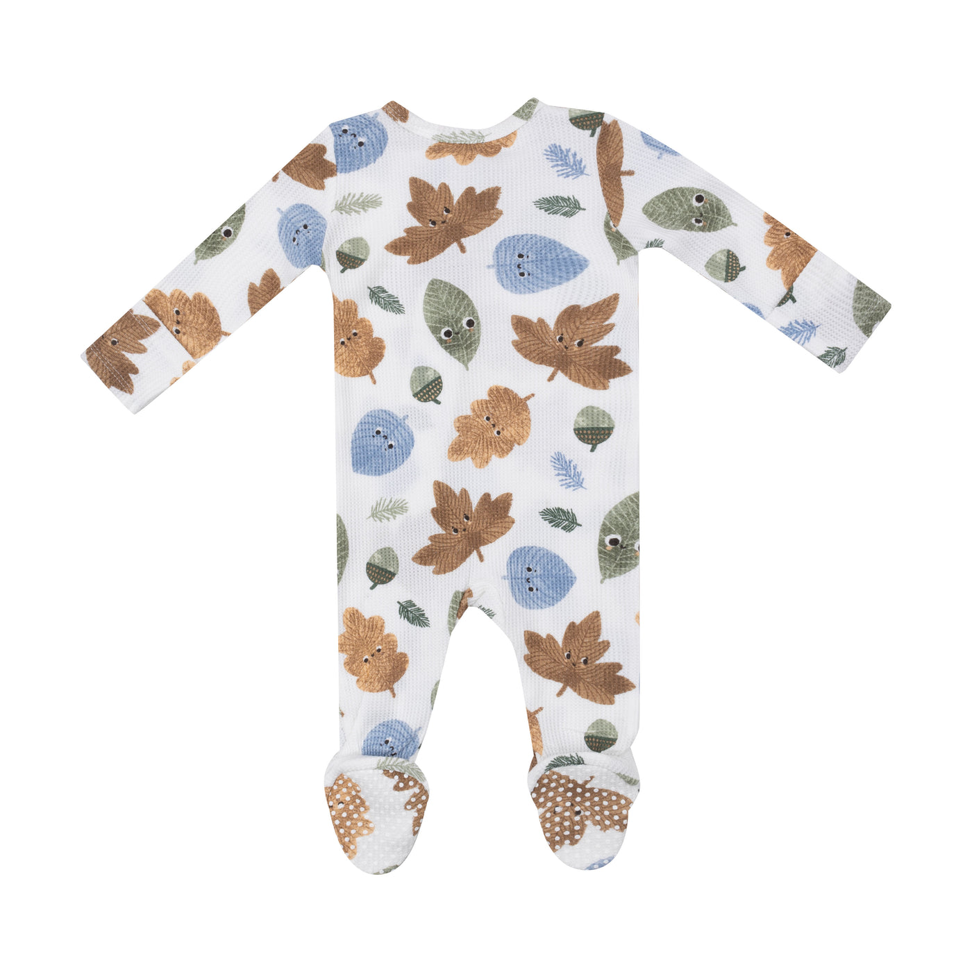 2 Way Zipper Footie - Cuddly Leaves-Angel Dear