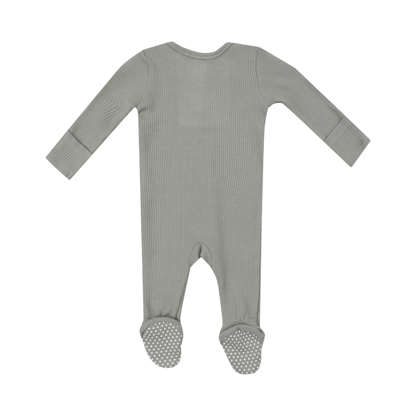 2 Way Zipper Footie - Basic - Solid Dried Sage