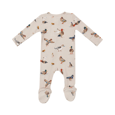 2 Way Zipper Footie - Ducks-Angel Dear