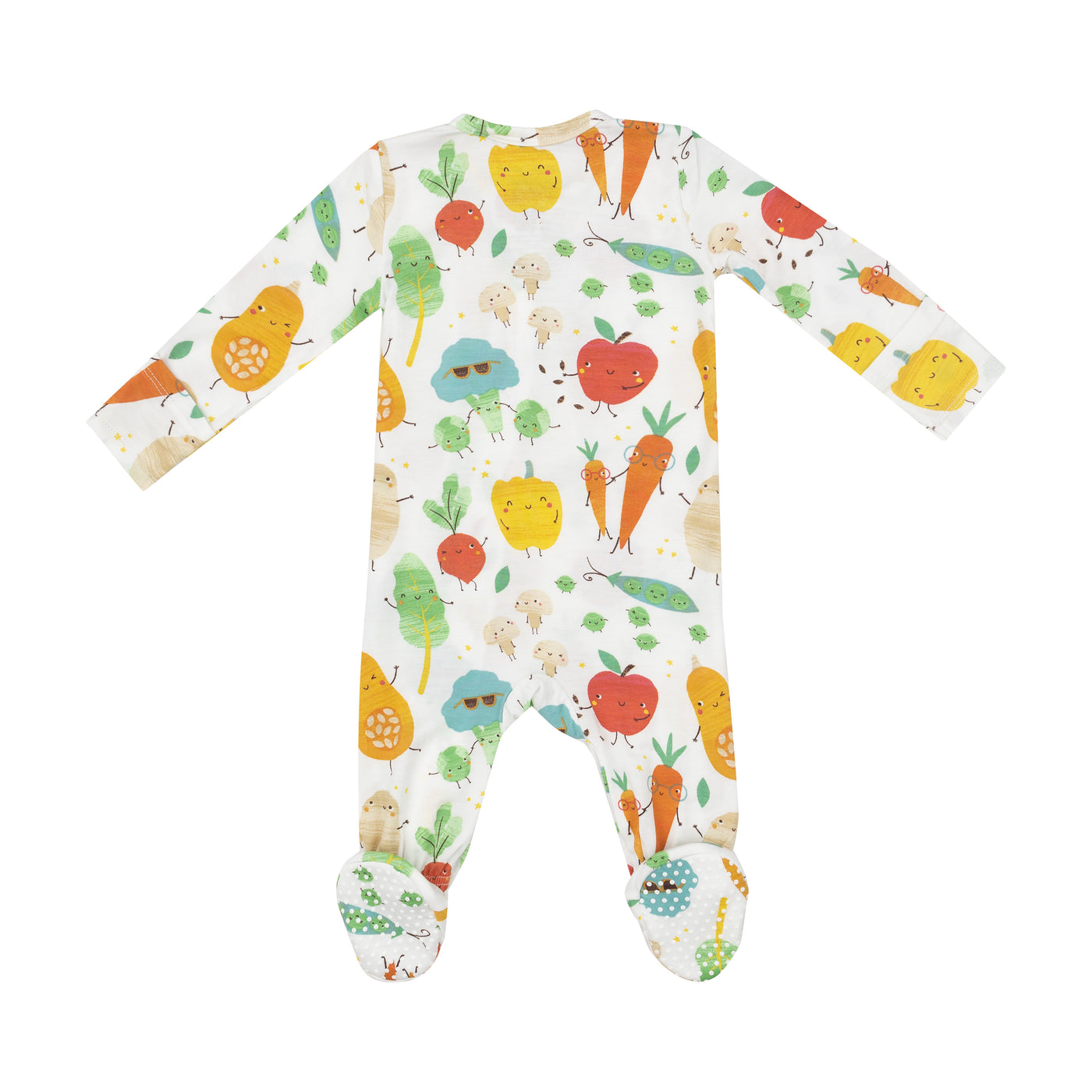 2 Way Zipper Footie - Fall Veggies-Angel Dear