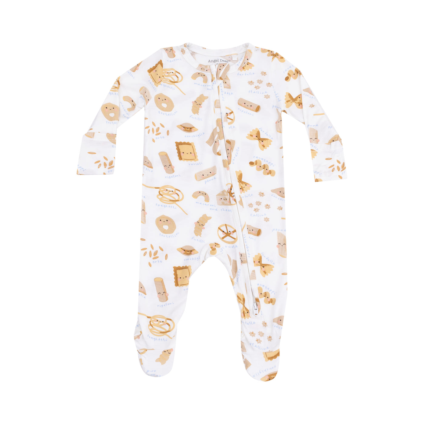 2 Way Zipper Footie - Cute Pasta-Angel Dear