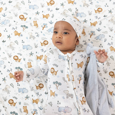 Swaddle Blanket - Delicate Safari