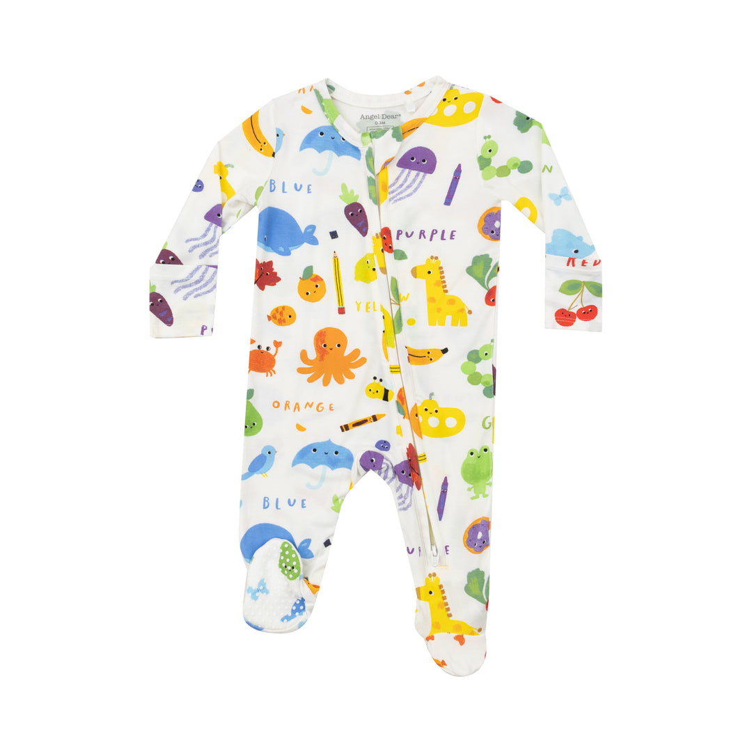 Angel deals dear ferns footed sleeper pajamas newborn