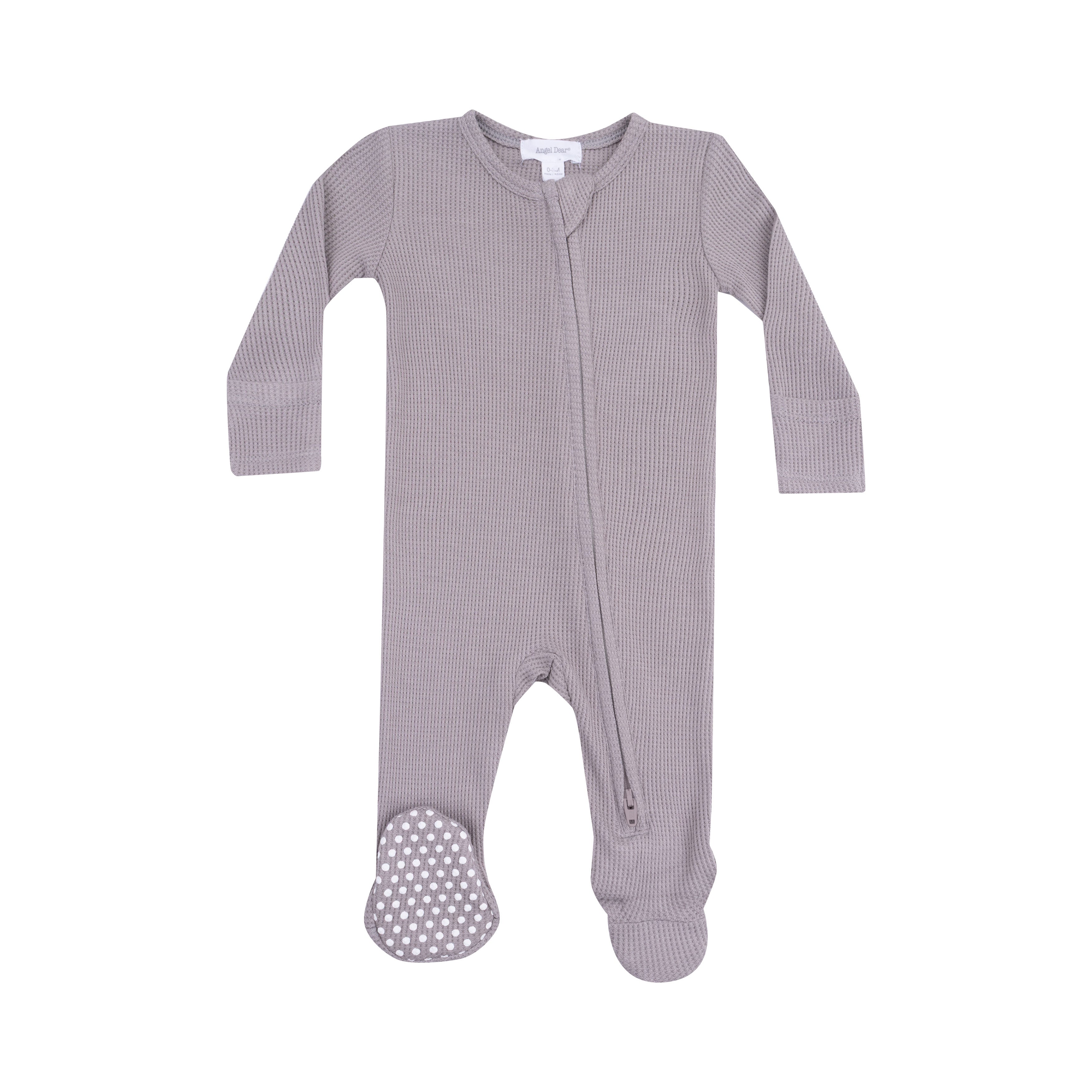 2 Way Zipper Footie in our Ash print from Angel Dear