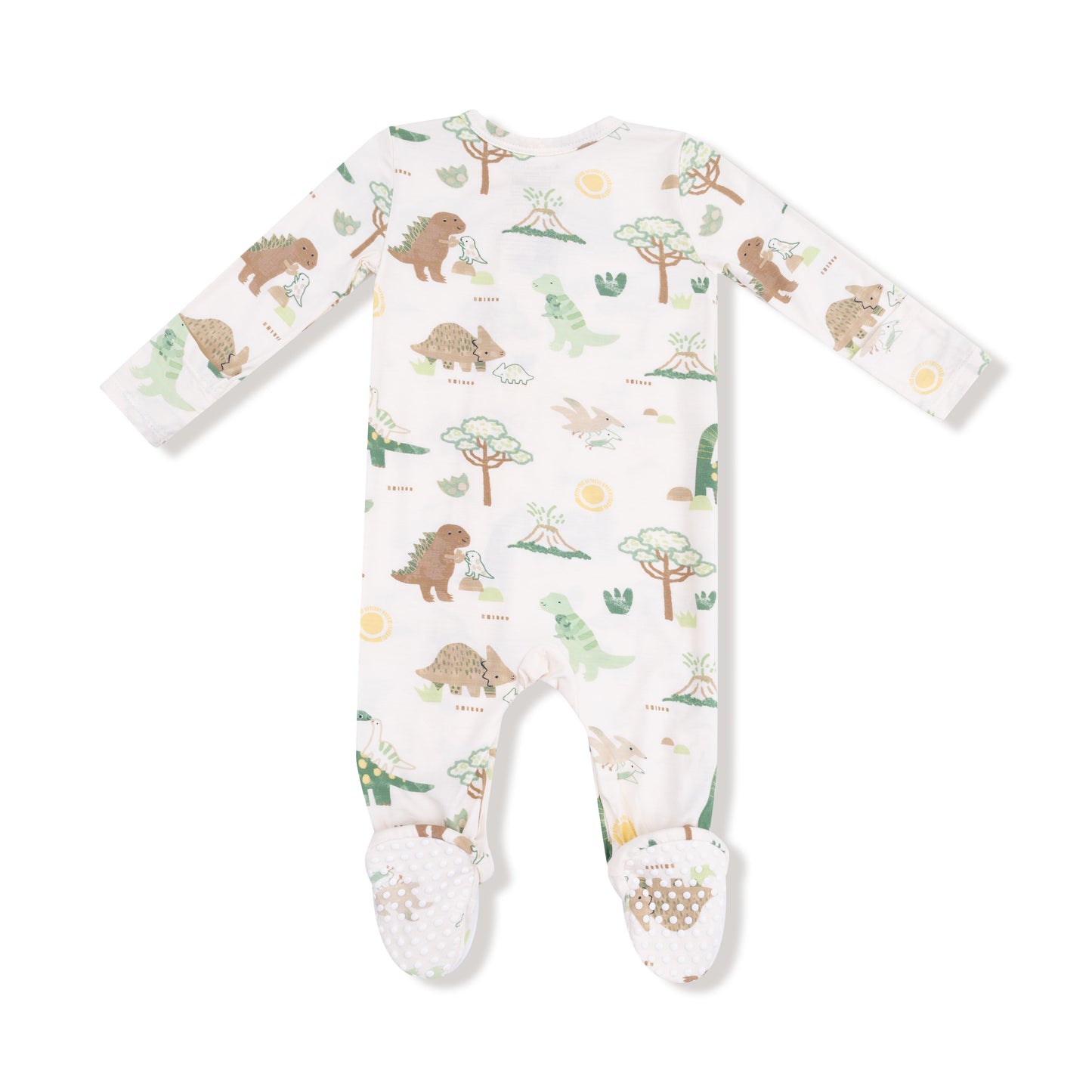 2 Way Zipper Footie in our  Baby Love Dinos print from Angel Dear