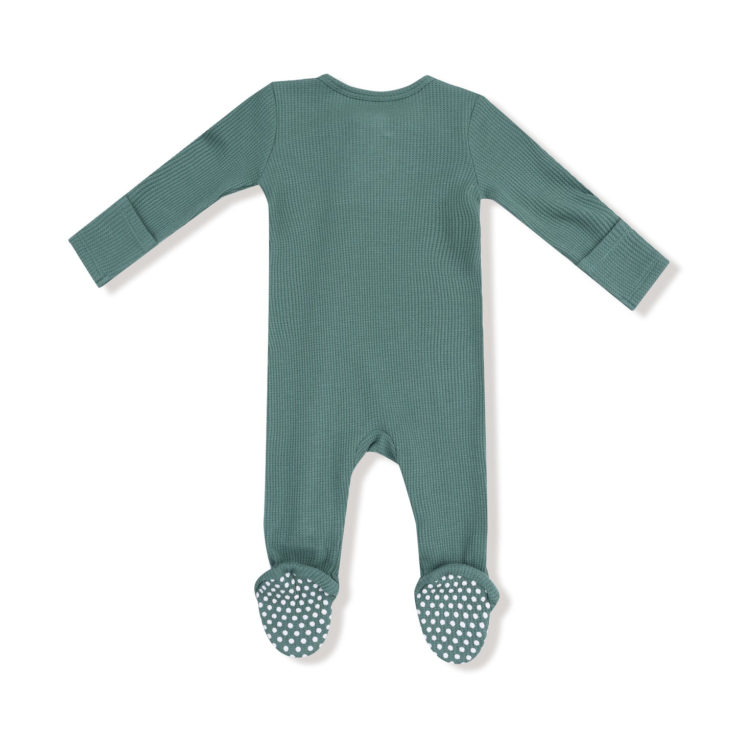 2 Way Zipper Footie in our Frosty Spruce print from Angel Dear