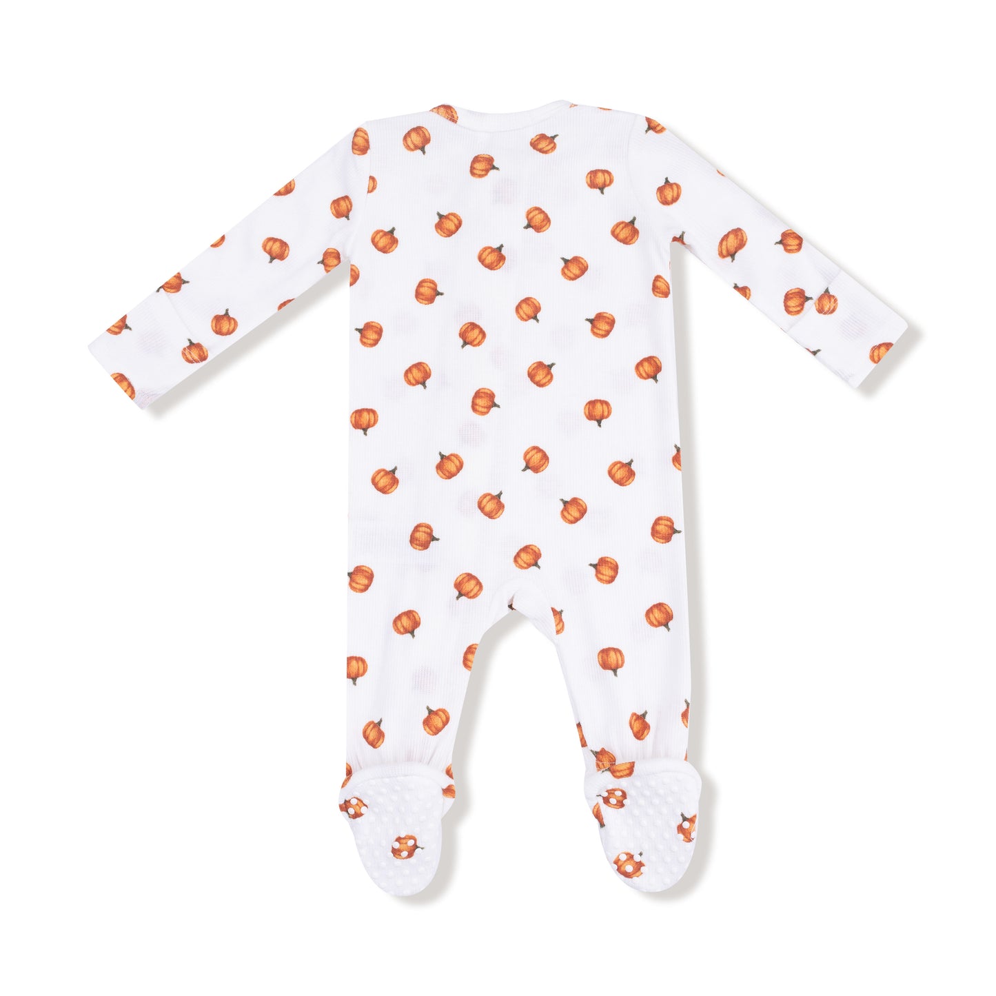 2 Way Zipper Footie in our  Little Pumpkins print from Angel Dear