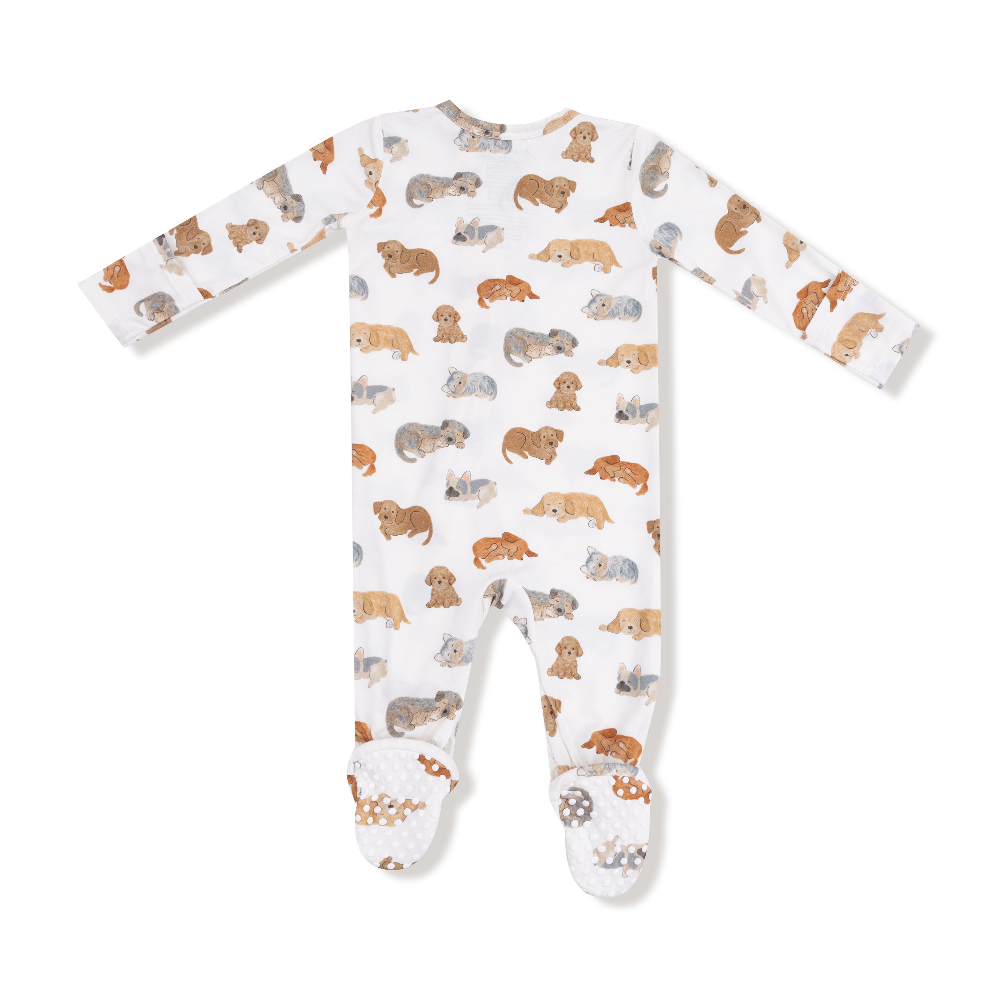Napping Puppies - 2 Way Zipper Footie – Angel Dear