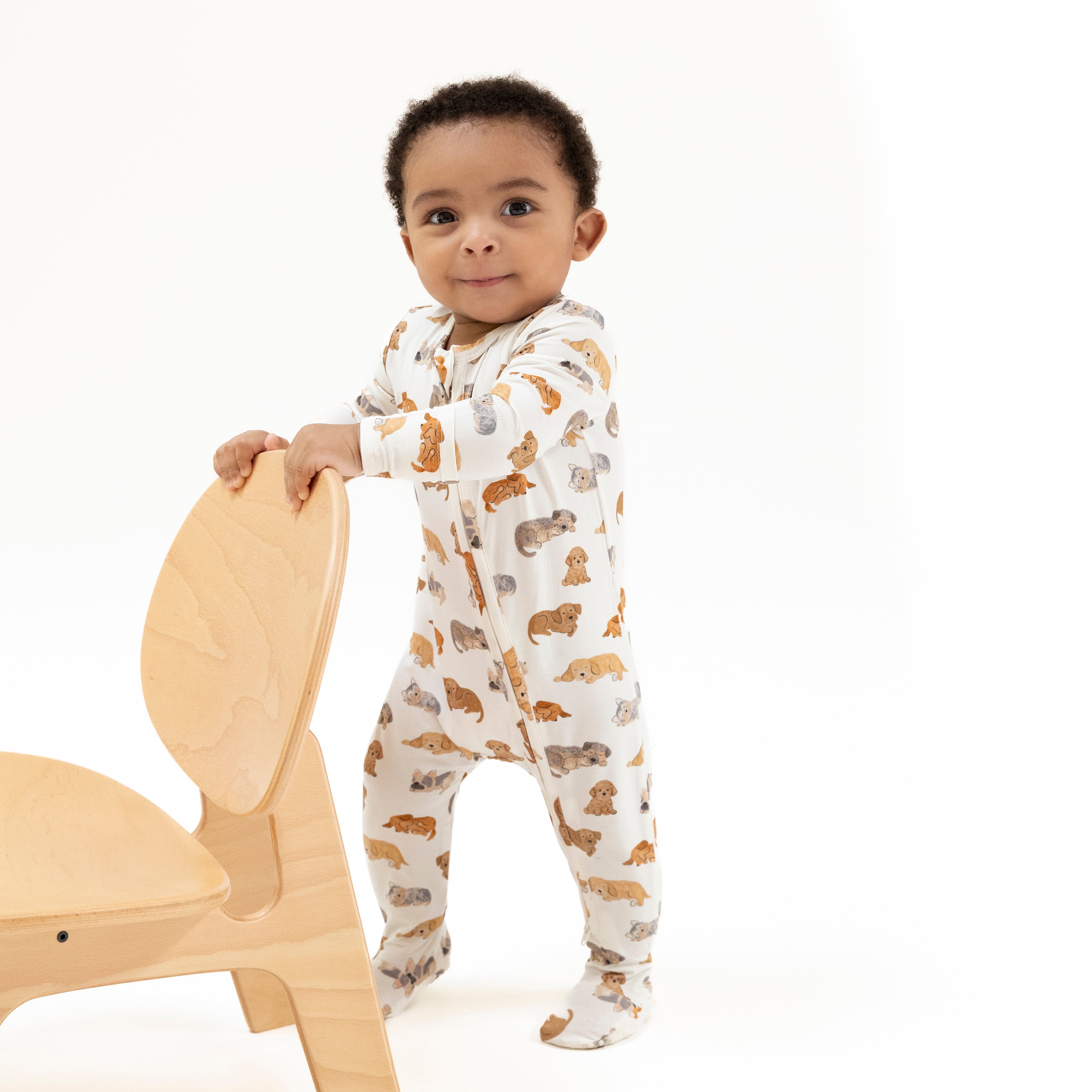 トップス chiepita Napping Puppies - 2 Way Zipper Footie – Angel Dear