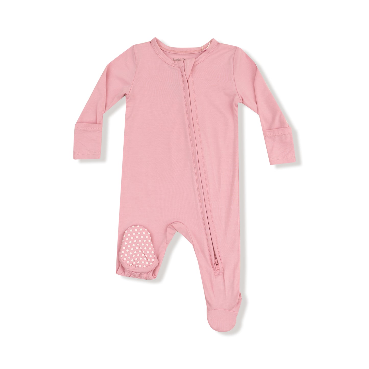 2 Way Zipper Footie in our Pink Dolphin print from Angel Dear