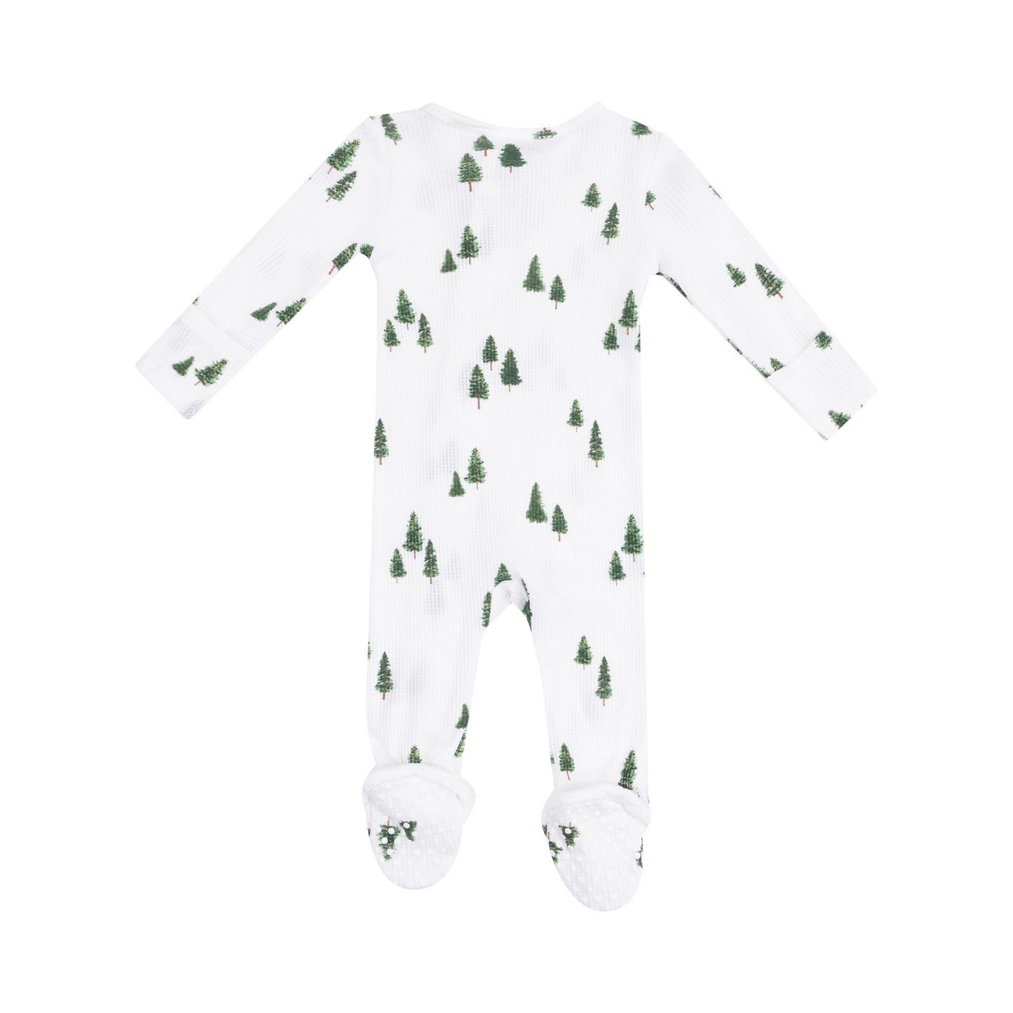 2 Way Zipper Footie in our  Tiny Forest print from Angel Dear