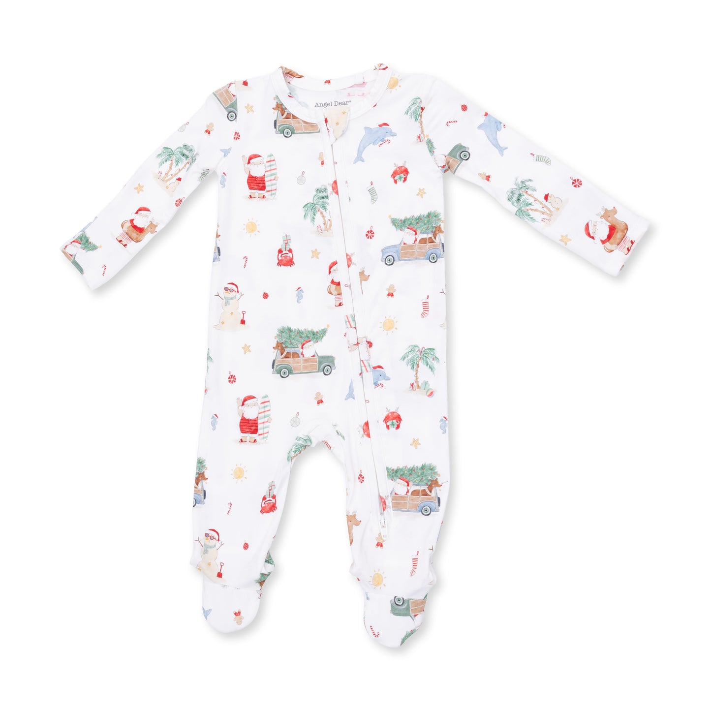 Beach Christmas - 2 Way Zipper Footie