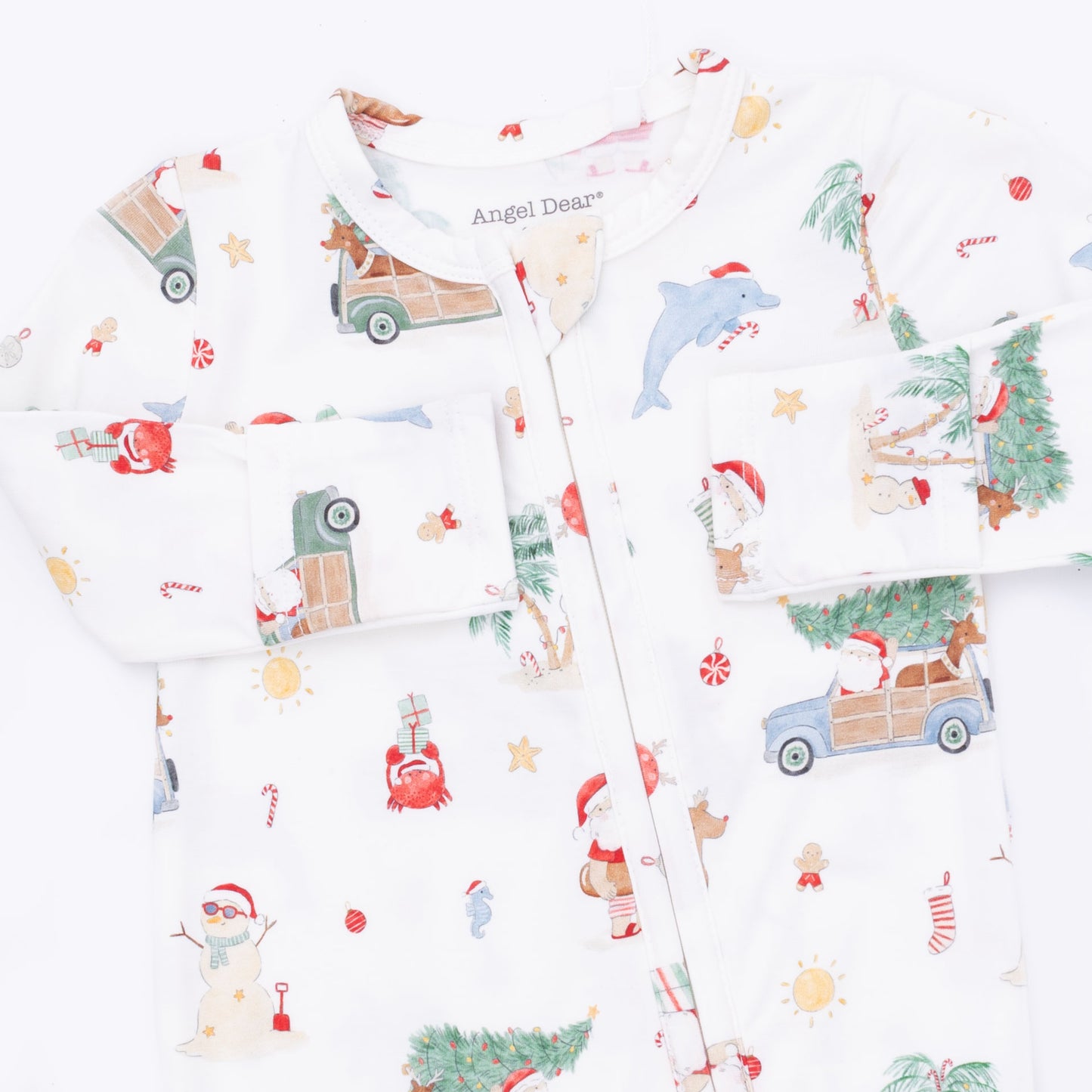 Beach Christmas - 2 Way Zipper Footie