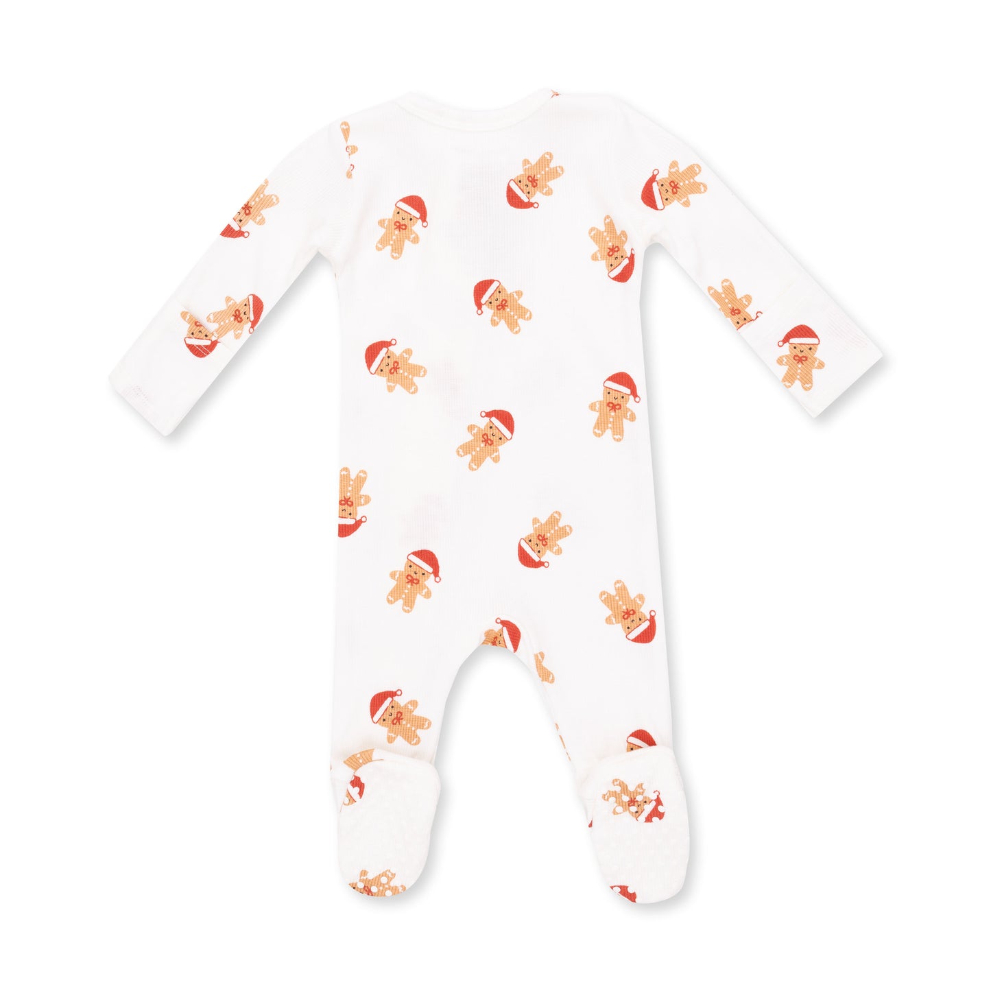 Simple Gingerbread - 2 Way Zipper Footie