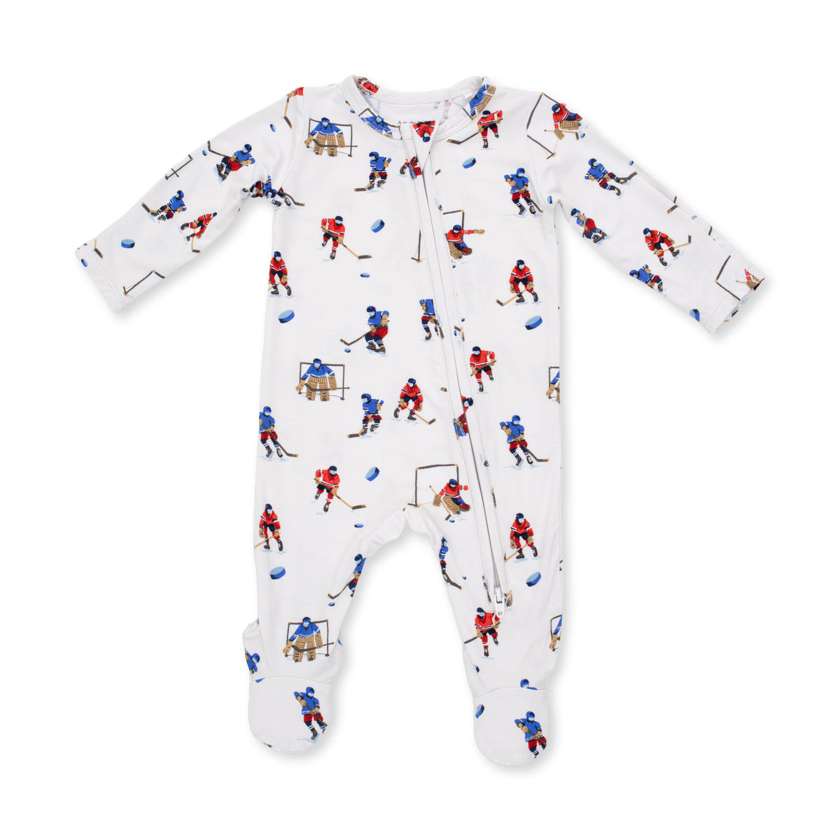 Hockey Players - 2 Way Zipper Footie